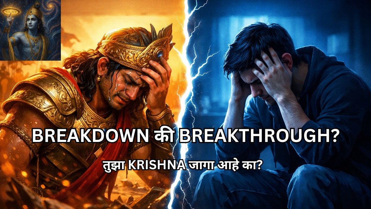 Why Arjuna Broke Down? | तुझा कृष्ण जागा आहे का? | Bhagavad Gita Explained #bhagavadgita #marathi