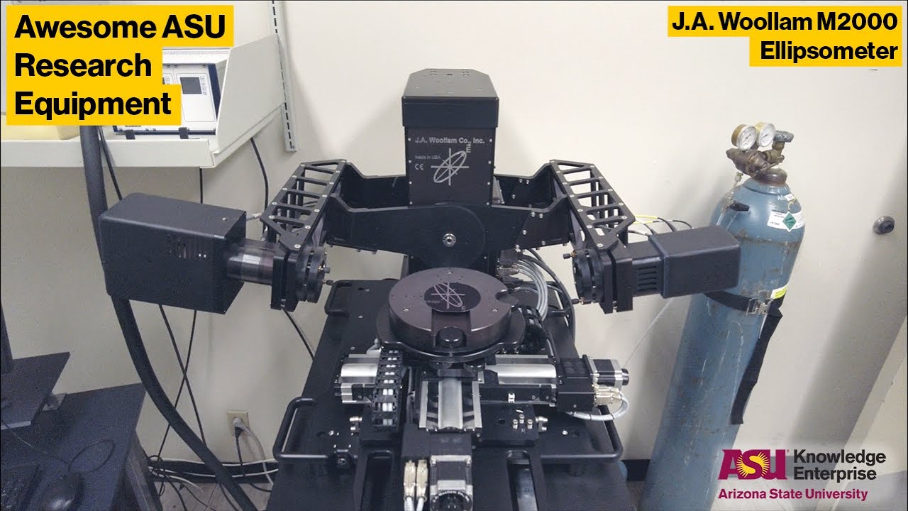 ASU Core Facilities Equipment Showcase: J.A. Woollam M2000 Spectroscopic Ellipsometer