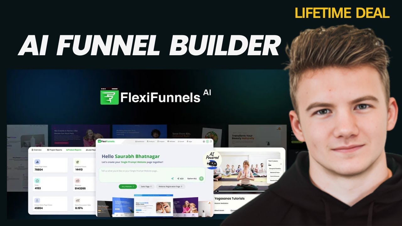 FlexiFunnels Lifetime Deal - Generate AI Websites and Funnels in Minutes