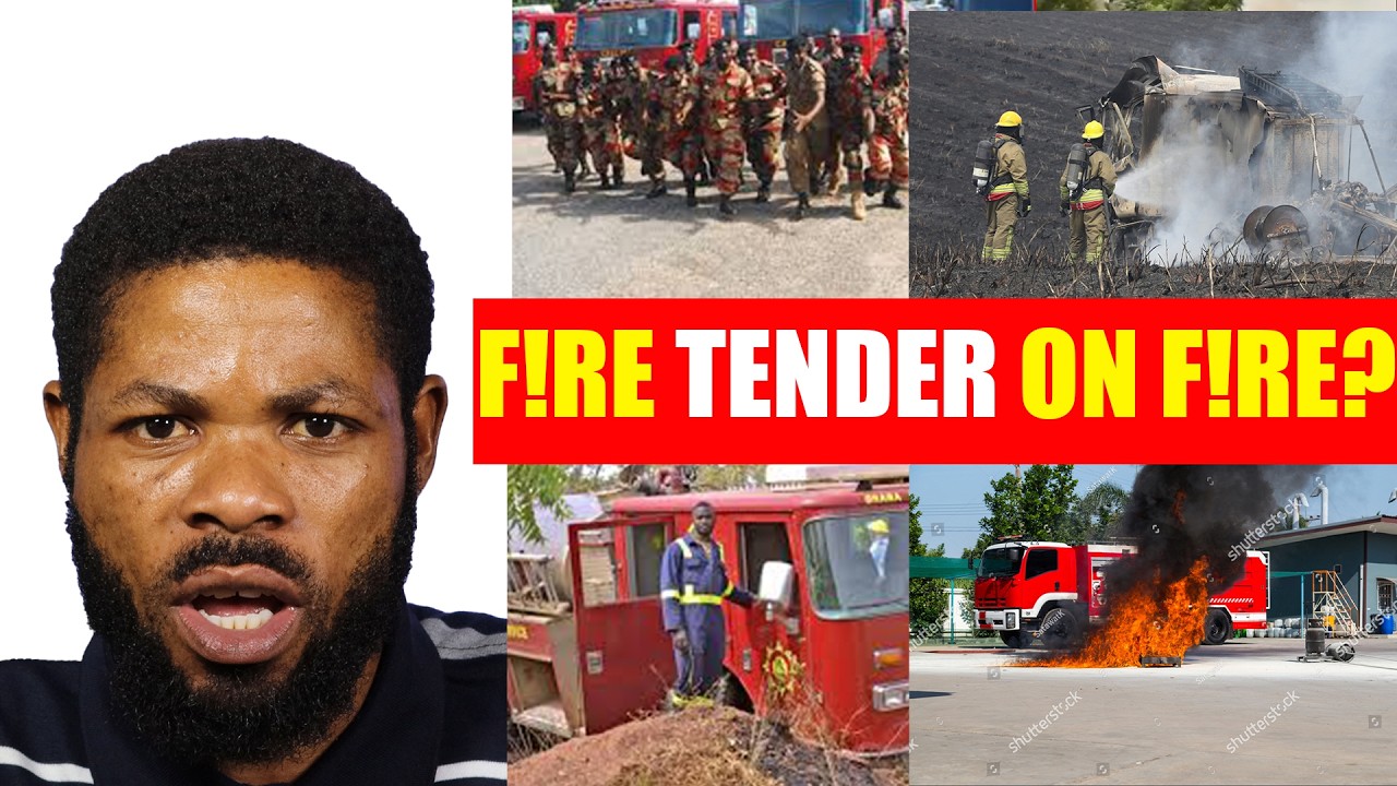 🚒 SHOCKING: Ghana F!re Truck Catches FIRE While Rushing to Em3rgency! 😱 Tamale-Savelugu Road Cha0s