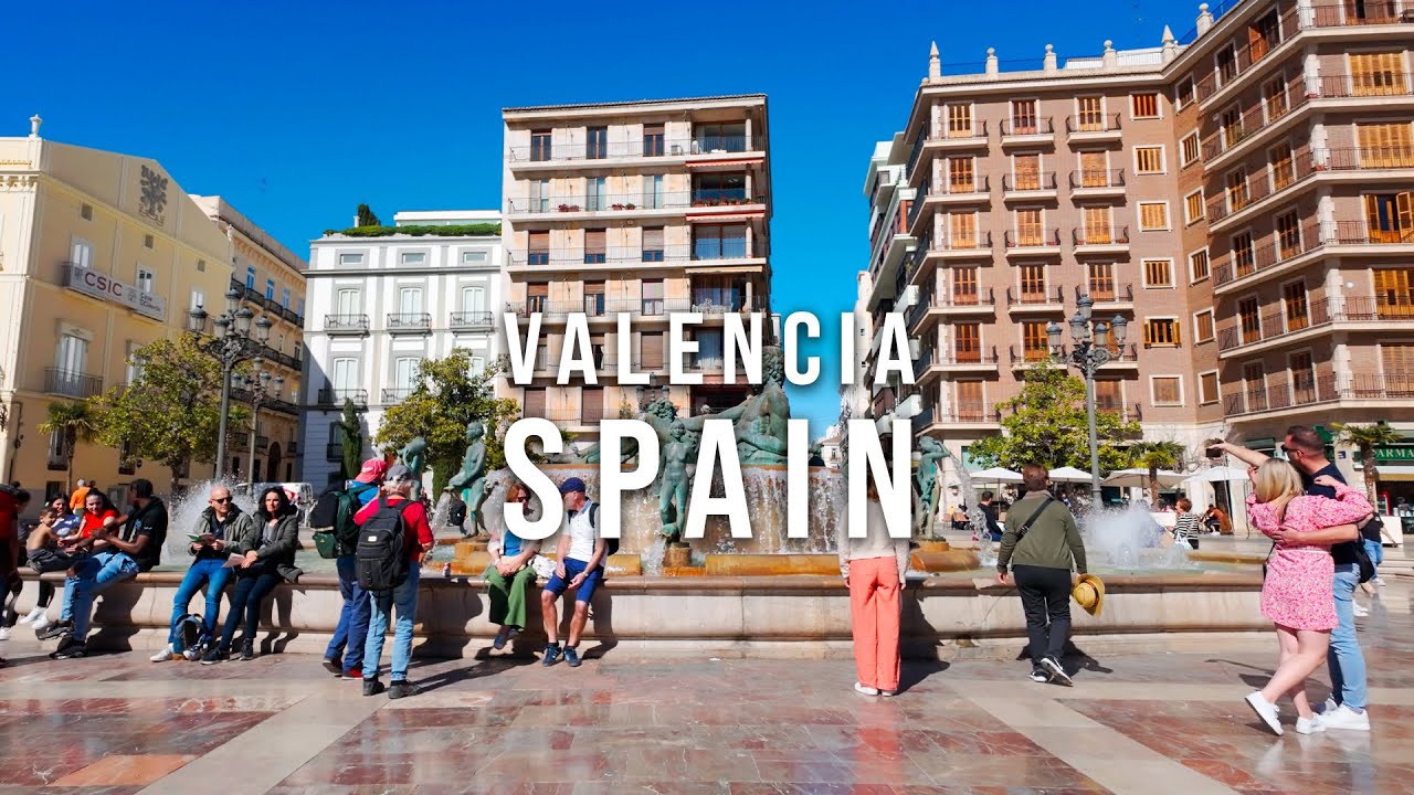 Valencia Spain 🇪🇸 Old Town Walking Tour 4K