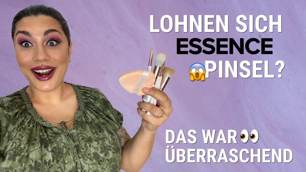 Lohnen sich Drogerie Pinsel? Ich habe alle Essence Pinsel bei DM gekauft & teste sie ! l Elanhelo