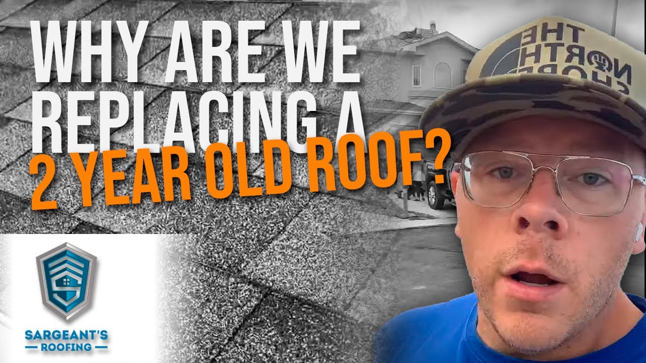 Why Are We Replacing a 2 Year Old Roof? | Sargeant's Roofing #RoofingDisaster #Edmonton #Repair