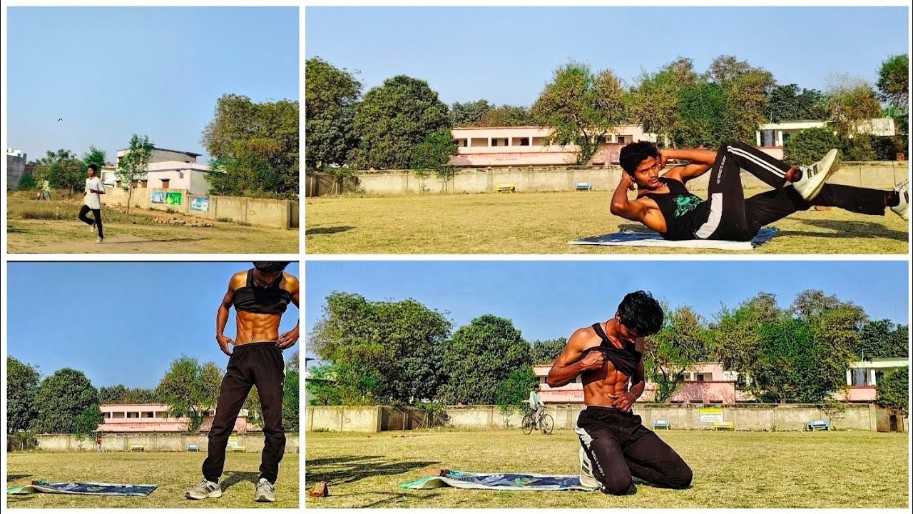 Morning vlog ll Running+ABS Workout.
