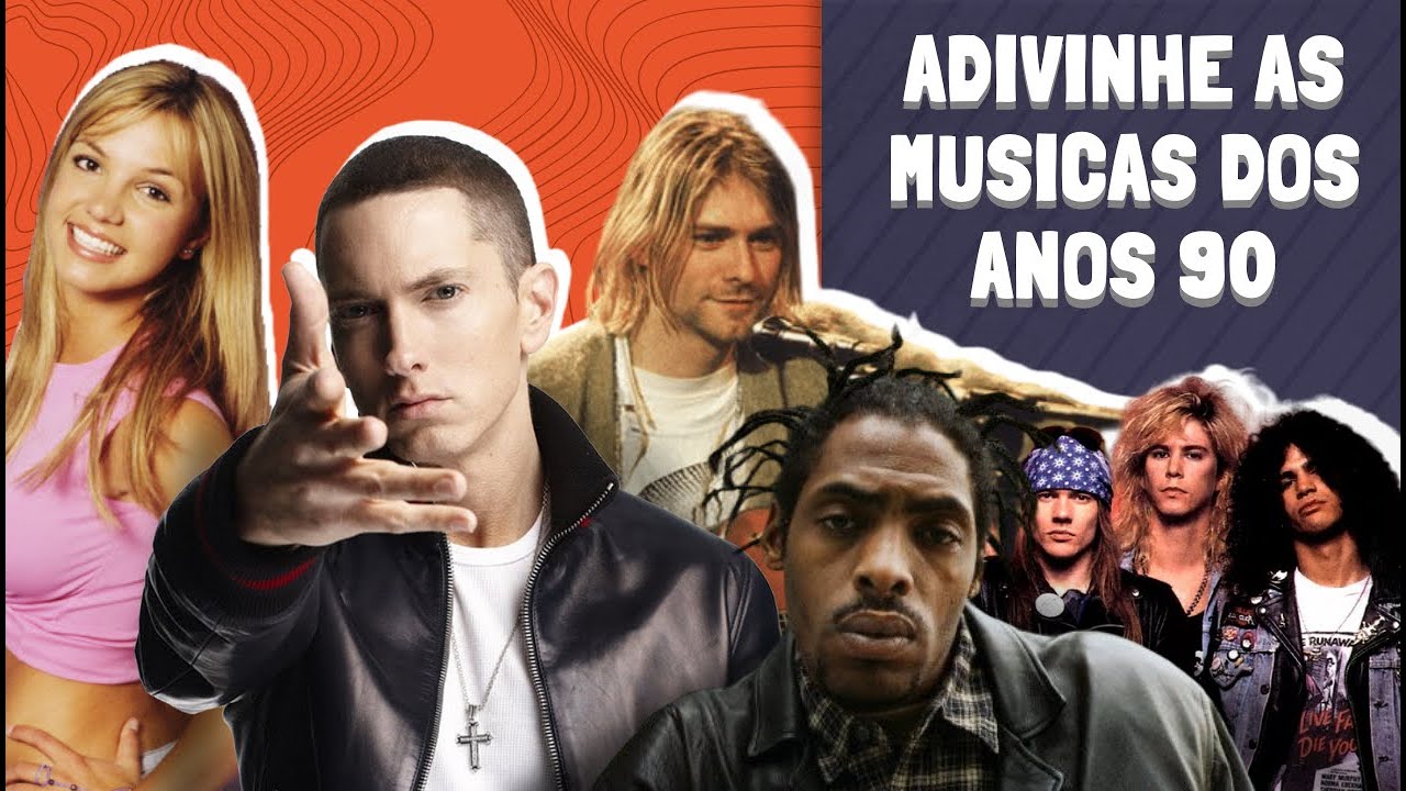 ADIVINHE AS MÚSICAS DOS ANOS 90 🎵 (QUIZ DE MÚSICA)