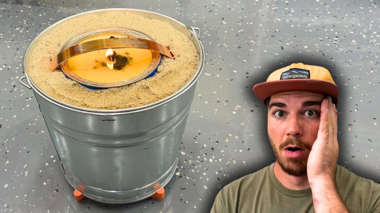Почему мы не додумались до этого раньше? Самодельная песочная печь