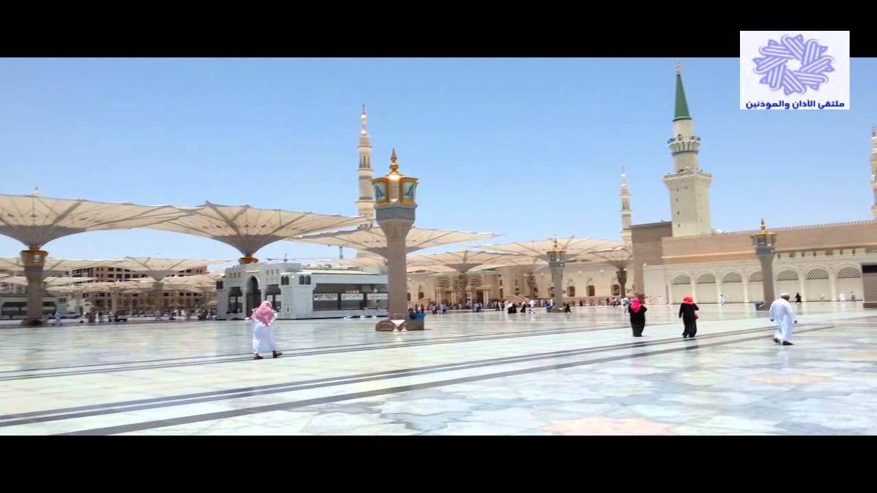 أذان جميل لصلاة الظهر للشيخ عبدالمجيد السريحي الثلاثاء  11-رجب -1434هـ من ساحات الحرم النبوي  HD