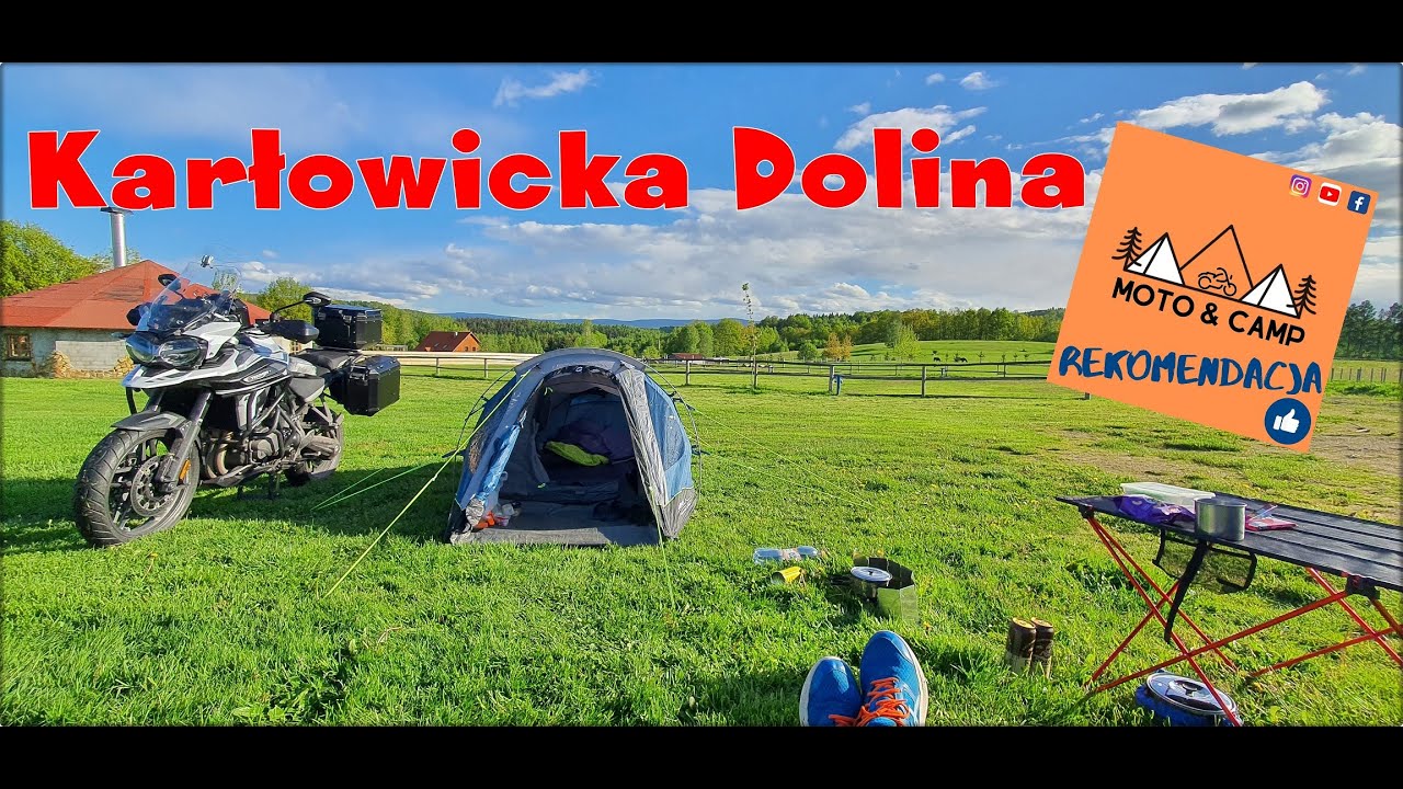 (4K) Mikro-wyprawa motocyklowa na Camping Karłowicka Dolina