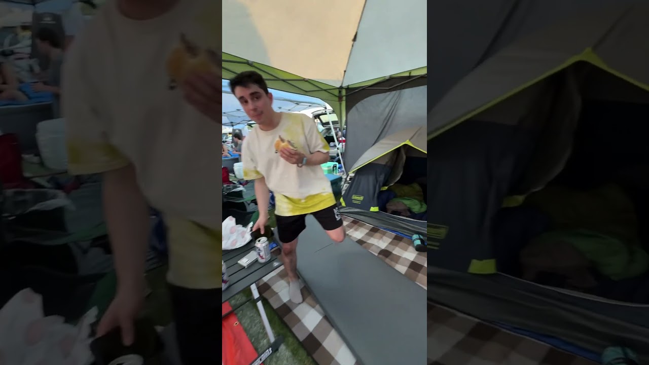 Coachella 2025 campsite tour #coachella #camping #campsite #tour #carcamping #musicfestival