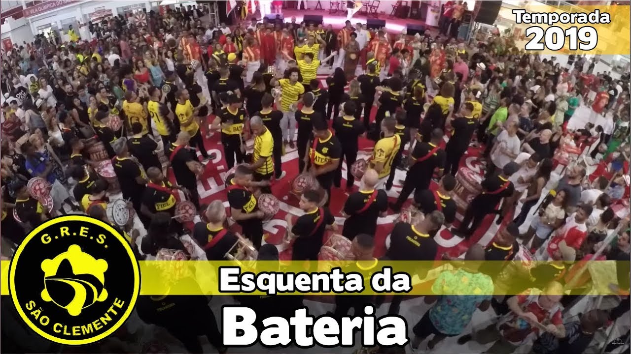 São Clemente 2020 - Esquenta da bateria no Salgueiro Convida - Apoteose ao vivo - #SC19
