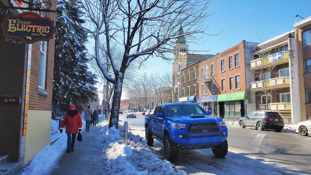 Walking in Montreal on Beaubien Street East (La Petite-Patrie Neighborhood)