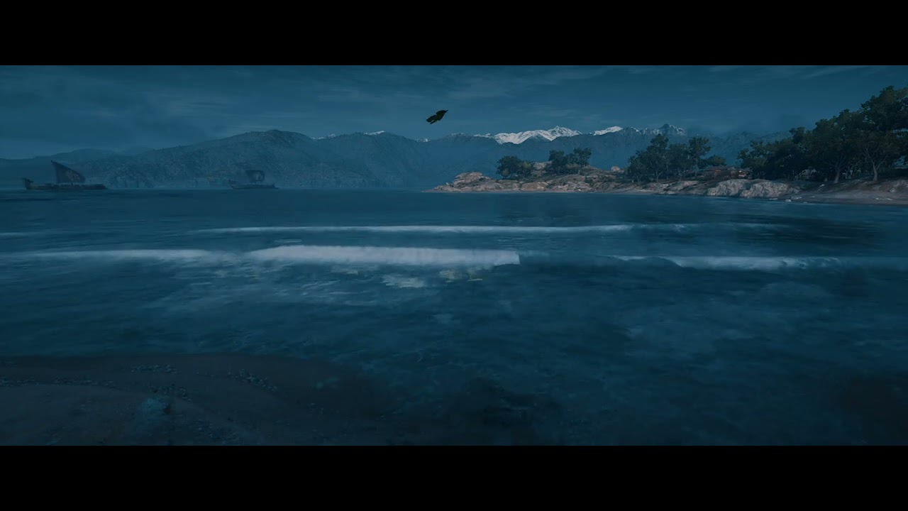 Assassin&rsquo;s Creed Odyssey - Kephallonia - Night Coastline - Nature Sounds