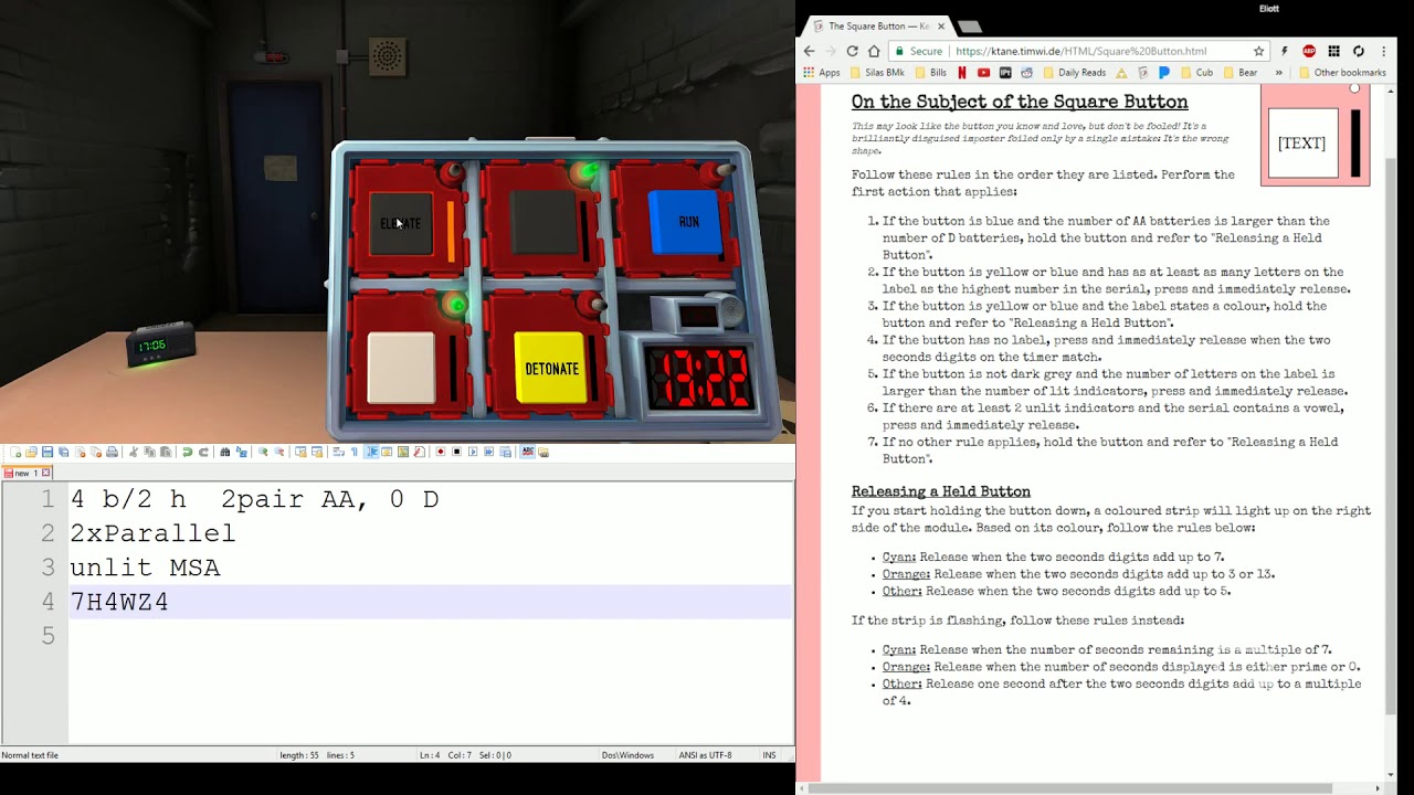 KTANE   How to   Square Button