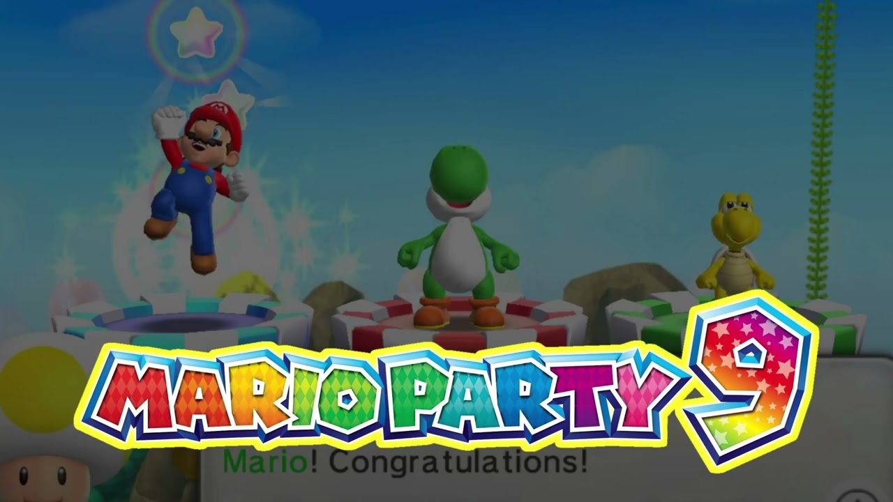 Bonus Stars Announcement! - Mario Party 9 (Slowed Down)