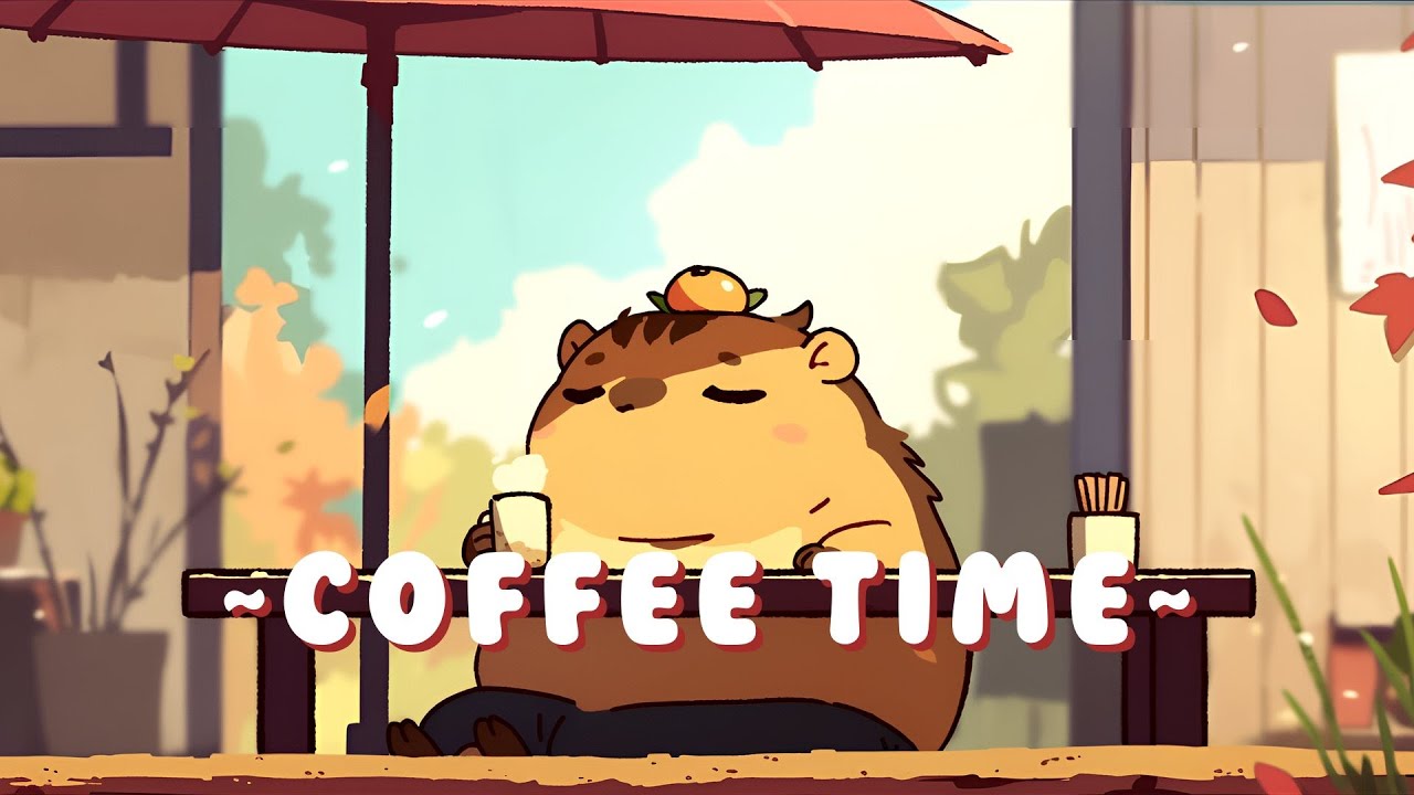 Capybara Chill Station - Peaceful Lofi Hip Hop Beats ~ Zen Moments ~ 🦫 ✨ 🌙 | Continuous Mix