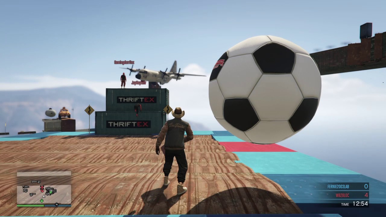 GTA 5 ONLINE - Parkour Deathmatch - BEST HARD PARKOUR EVER!!!