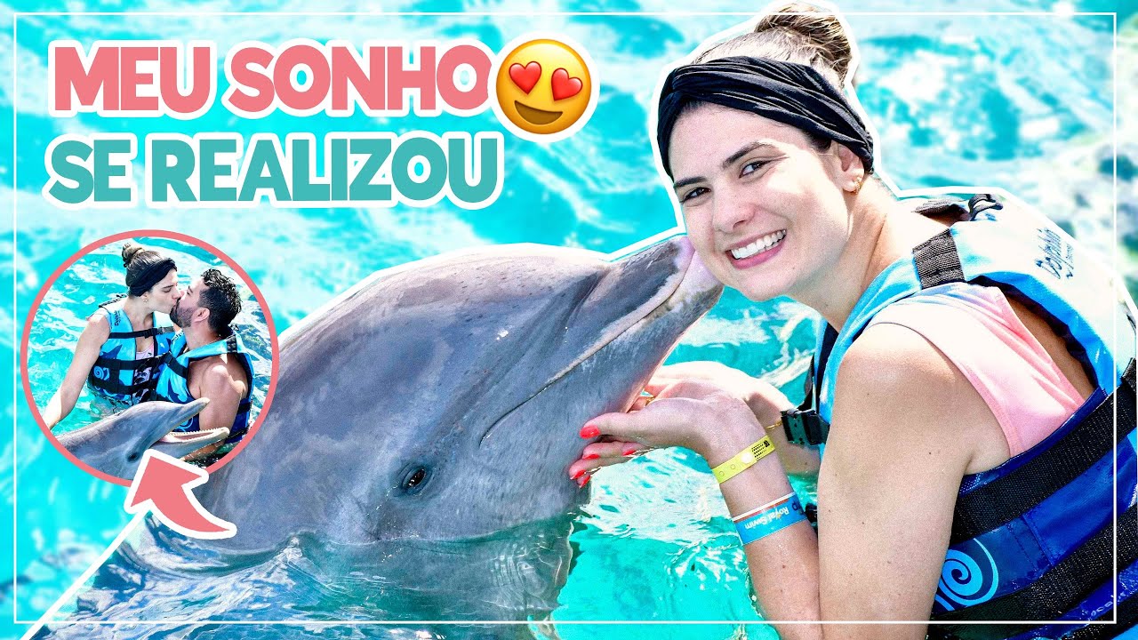 CANCÚN - O DIA QUE NADEI COM GOLFINHOS- Thamyê Baseggio