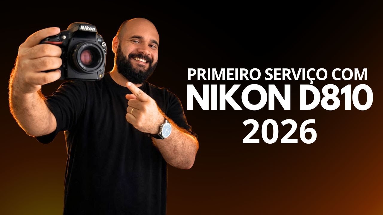 NIKON D810   Meu Primeiro Ensaio Fotográfico Com A Camera