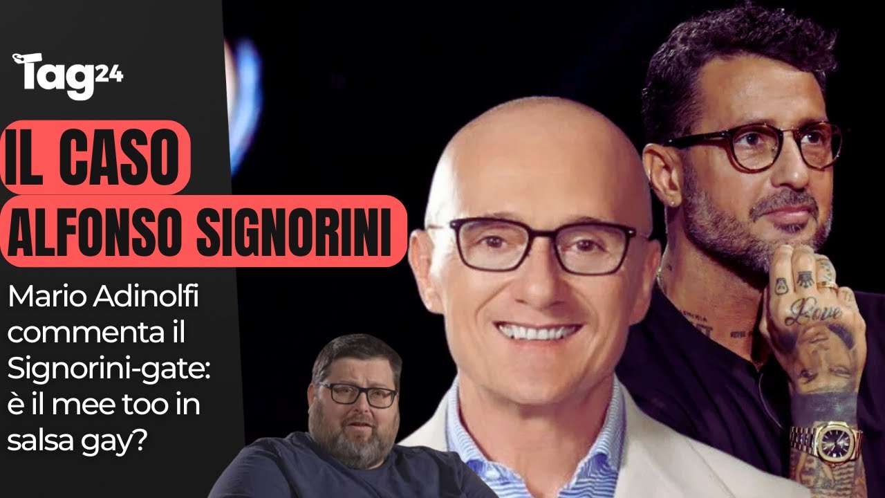 Caso Alfonso Signorini: è un Me Too in versione gay? Il commento di Mario Adinolfi
