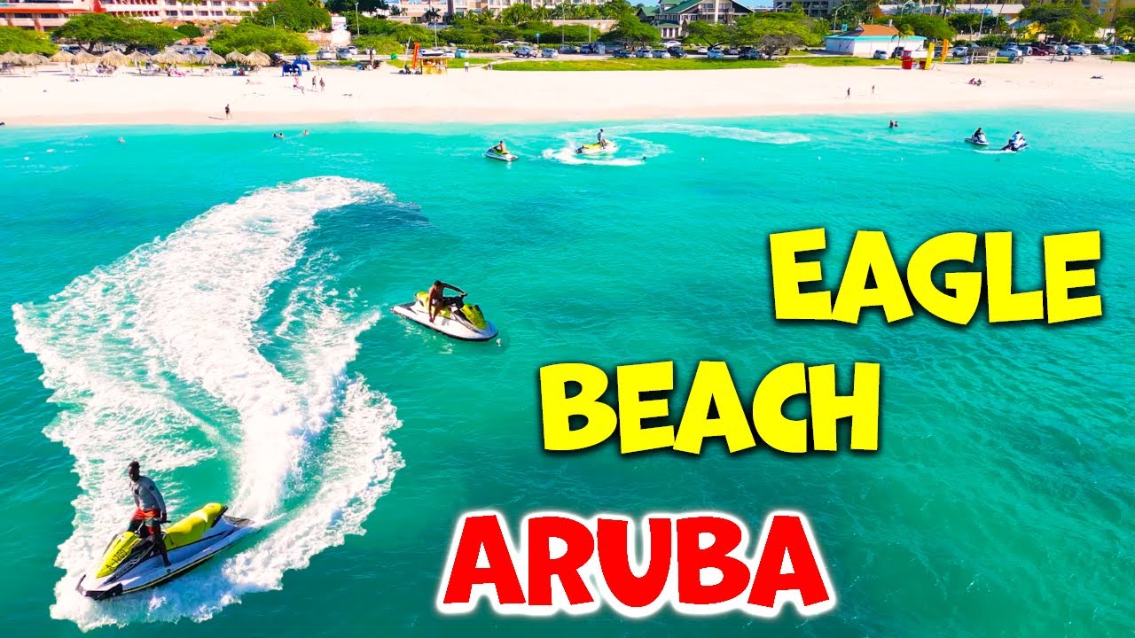 Aruba - Eagle Beach - Review, Swimming, Waverunners + Drone!