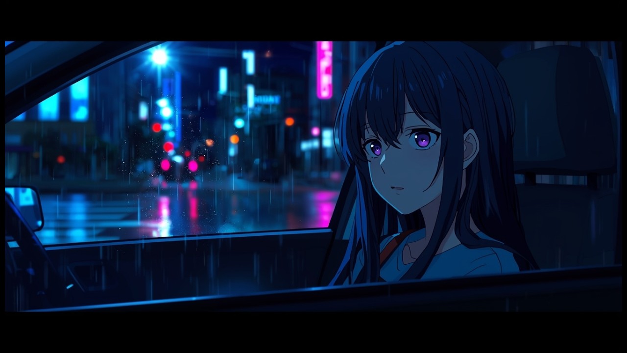 late night drive lofi 🌃 anime chill