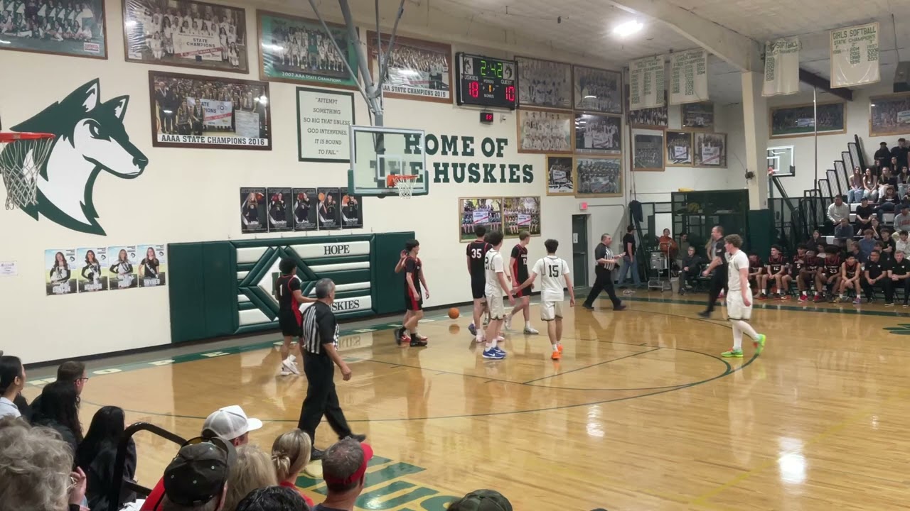 District game Hope vs Academy (won 81-78)