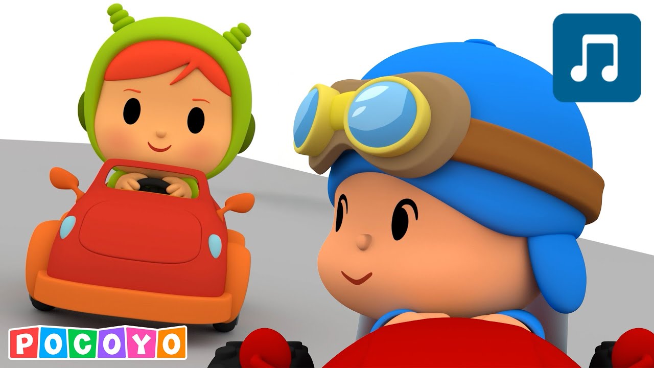 🚗 ¡Las ruedas del coche giran y giran! Autobuses, camiones y coches | Pocoyó 🇪🇸 Español | ANIMACIÓN