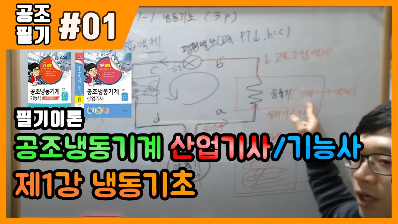 공조냉동기계산업기사 필기 | 공조냉동기계기능사 필기 | 제1강 냉동기초(3~5p)