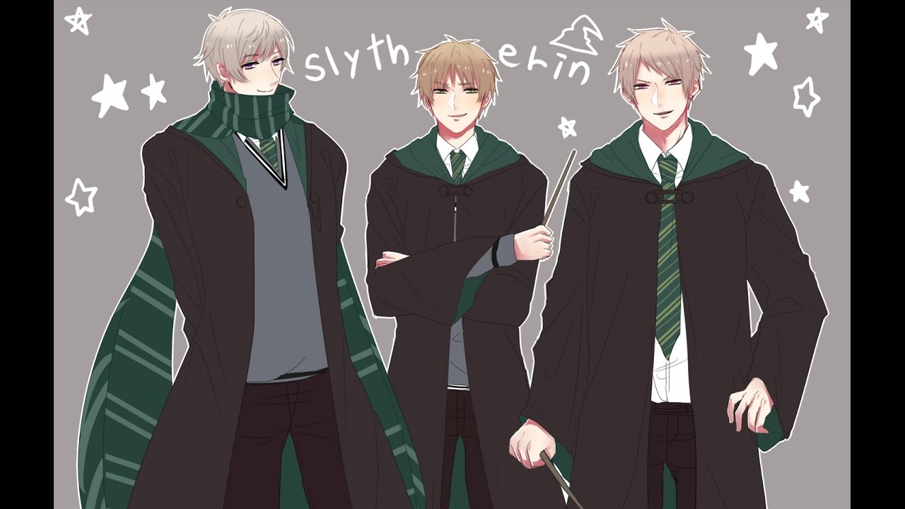 【MMD】✞ Happy Halloween - ||The Hetalia boys from faculty of Slytherin||