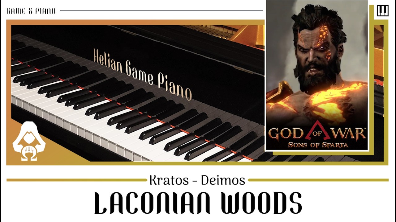 Laconian Woods (Kratos & Deimos Theme) - God of War Sons of Sparta OST - Piano Sheet
