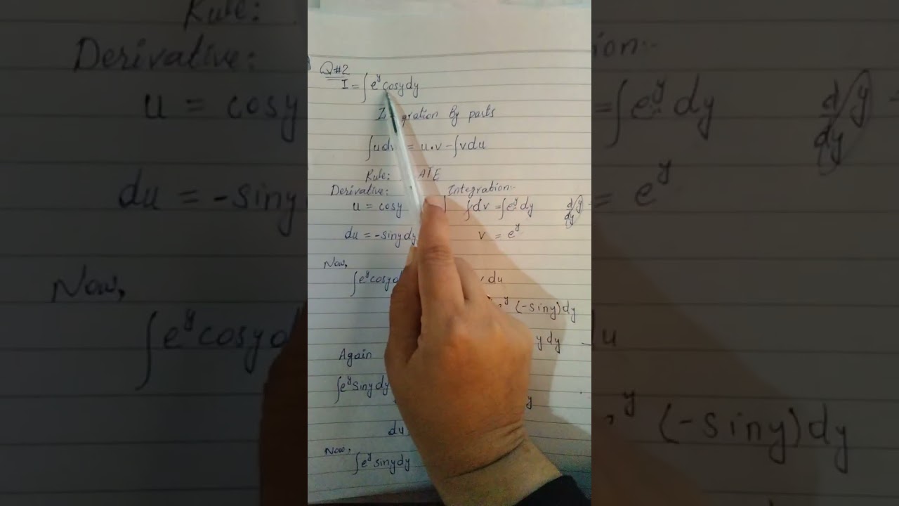 Integration by parts|Q#2