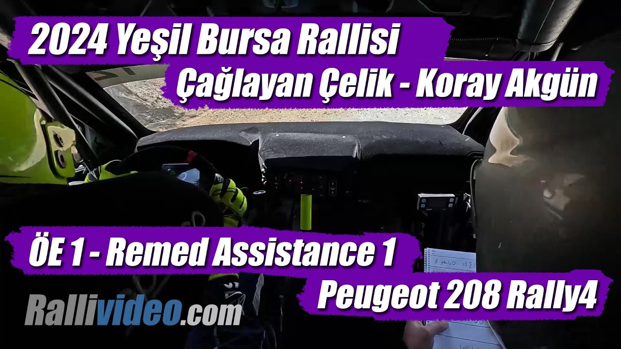 INCAR // 2024 Yeşil Bursa Rallisi / Çağlayan Çelik - Koray Akgün  / ÖE 1 - Remed Assistance 1