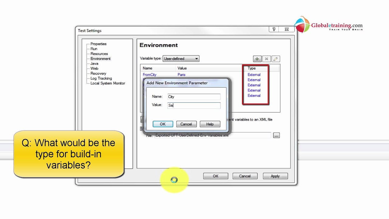 UFT | QTP | How to use Environment Variables - Part 2