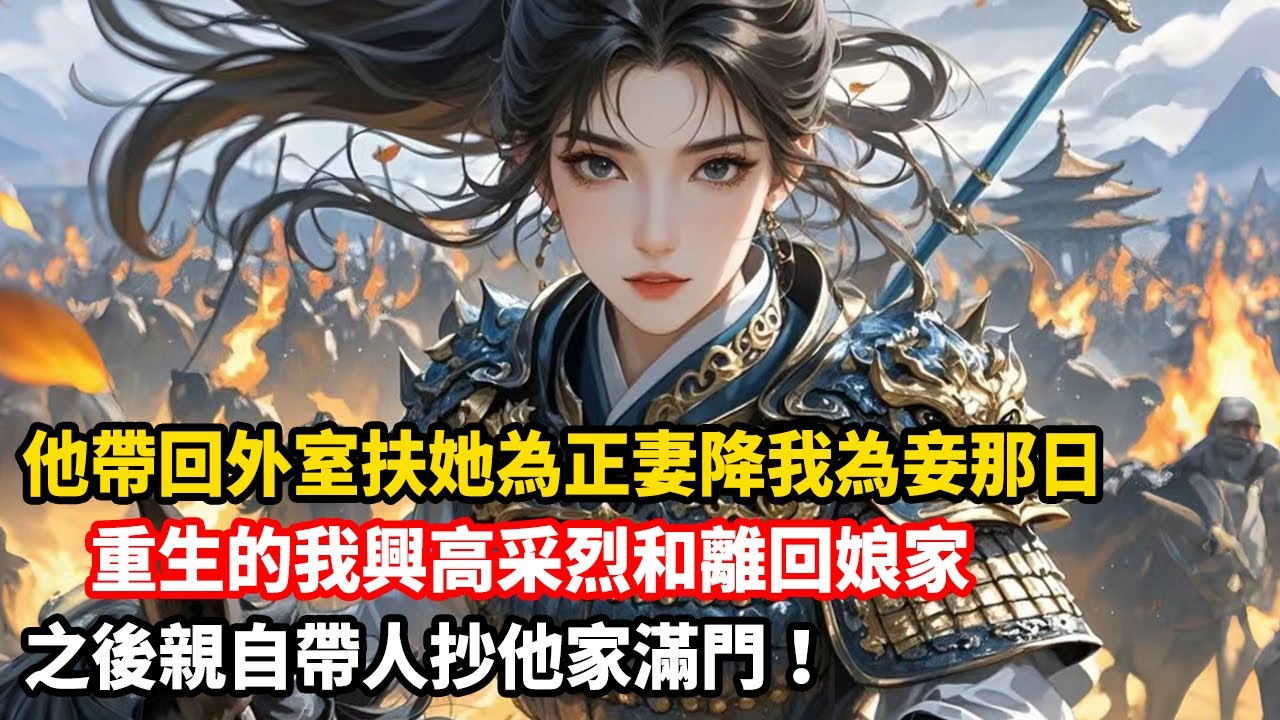【大女主爽文】長槍策馬斬桃花三年了，他終於凱旋歸來。我等著洞房花燭，他卻等著扶外室為正。 「她不是後宅婦人，不屑宅鬥。和離吧。祖傳長槍在手，她不是，我又何曾是。