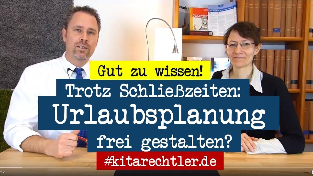 Kitarecht Folge 449 - Trotz-Kita-Schließzeiten: Urlaub für Erzieher zur freien Verfügung?