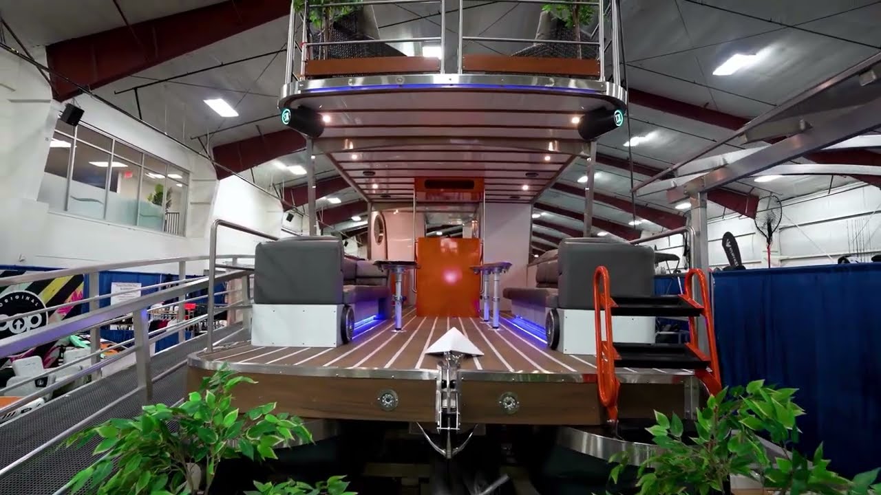 New Wave Docks Luxury Double decker pontoon boat!