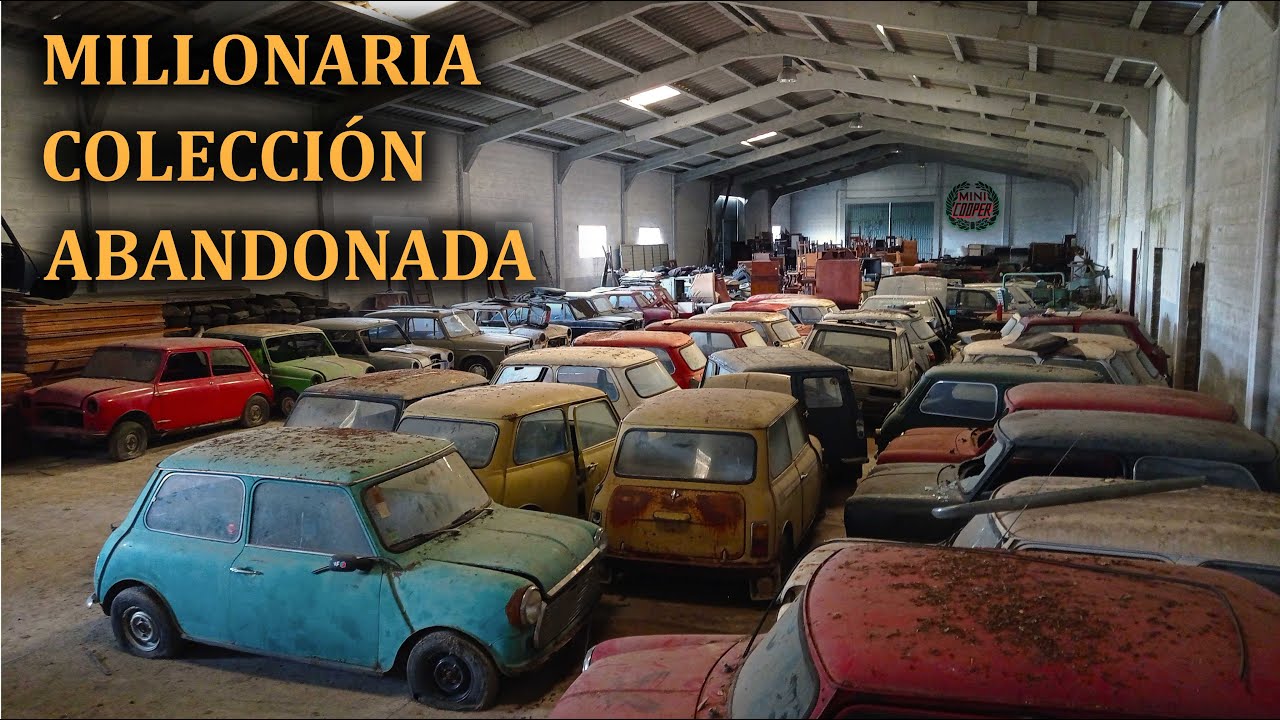 ENCUENTRAN COLECCION DE COCHES CLASICOS ABANDONADA