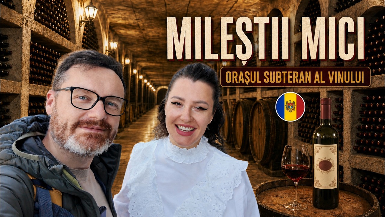 TURUL celei mai MARI CRAME din LUME | Orasul subteran al vinului : Milestii Mici, Moldova