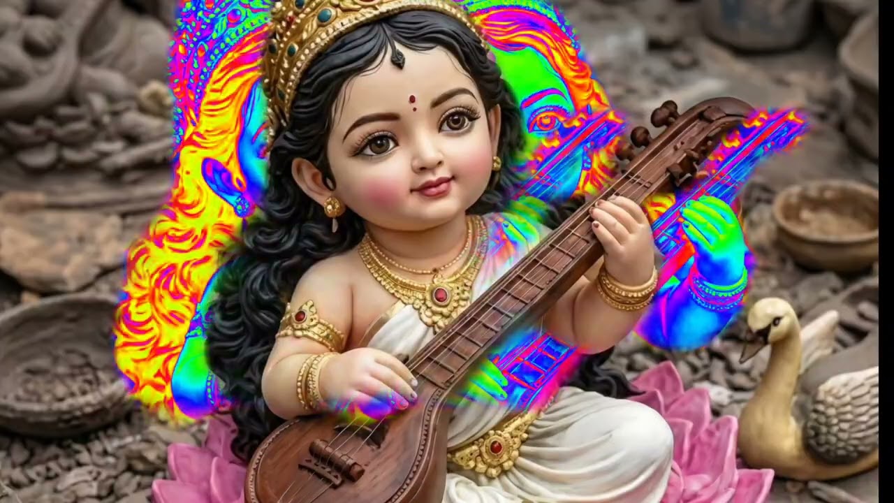 ॐ ঐং সরস্বত্যৈ নমঃ|ওঁ ঐং সরস্বত্যৈ নমঃ| ওগো মা সরস্বতী তোমায় আমি ভালোবাসি | সরস্বতী পূজার গান ২০২৬ 