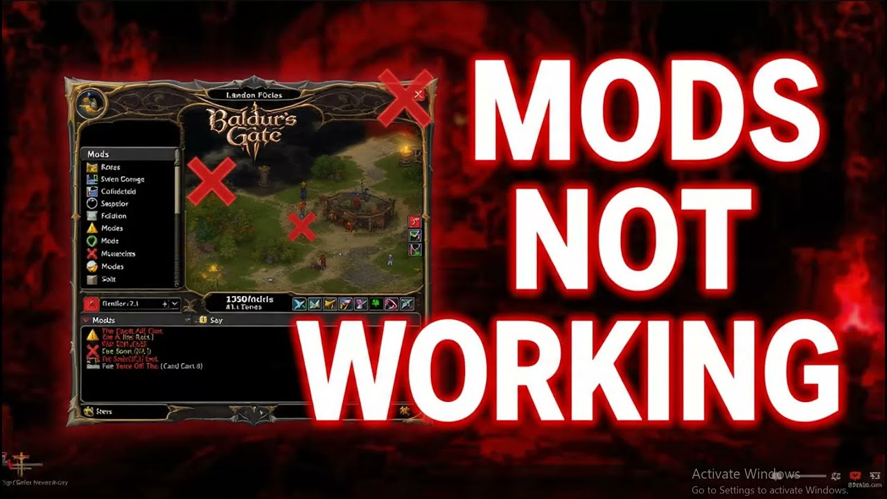 How to Fix Mods Not Working in Baldur&rsquo;s Gate 3