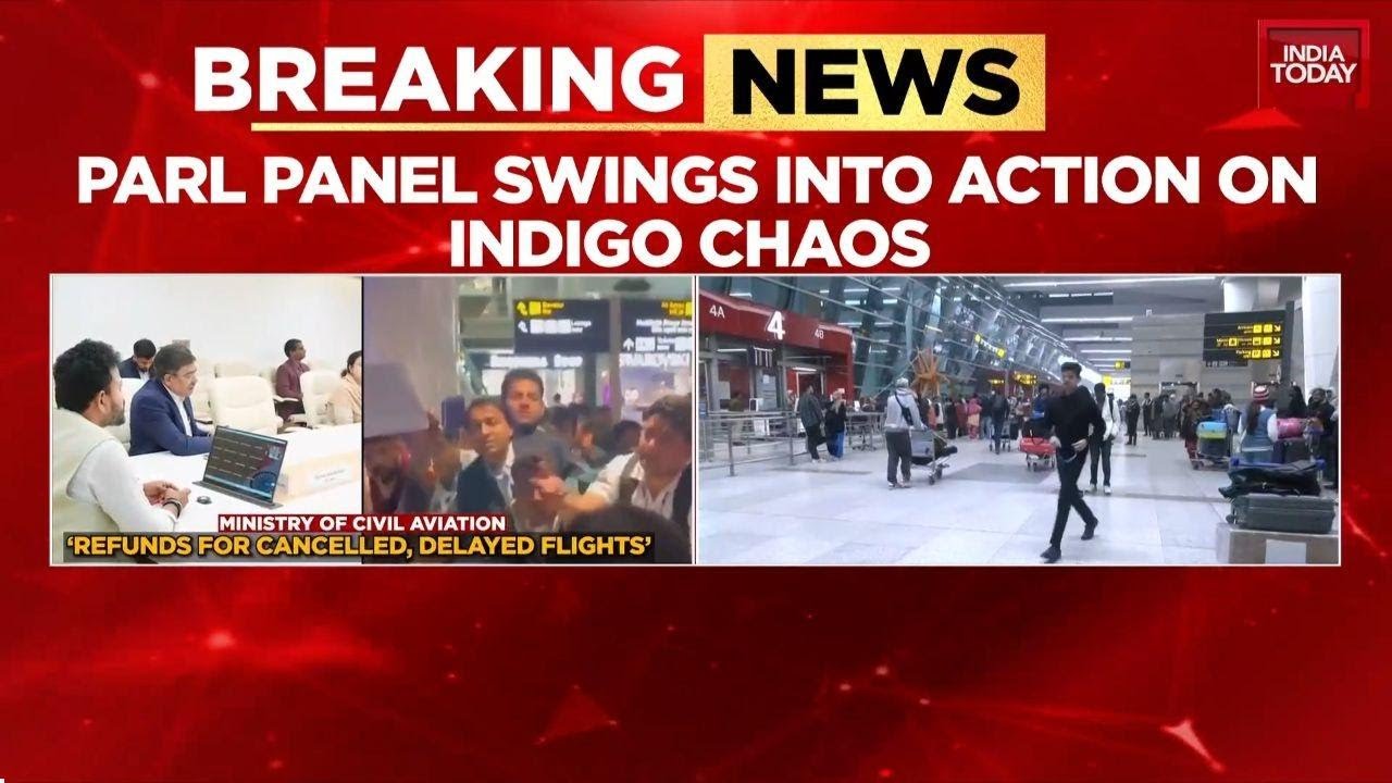 IndiGo Crisis: Parliamentary Panel To Summon Airline Execs, DGCA Over Mass Cancellations
