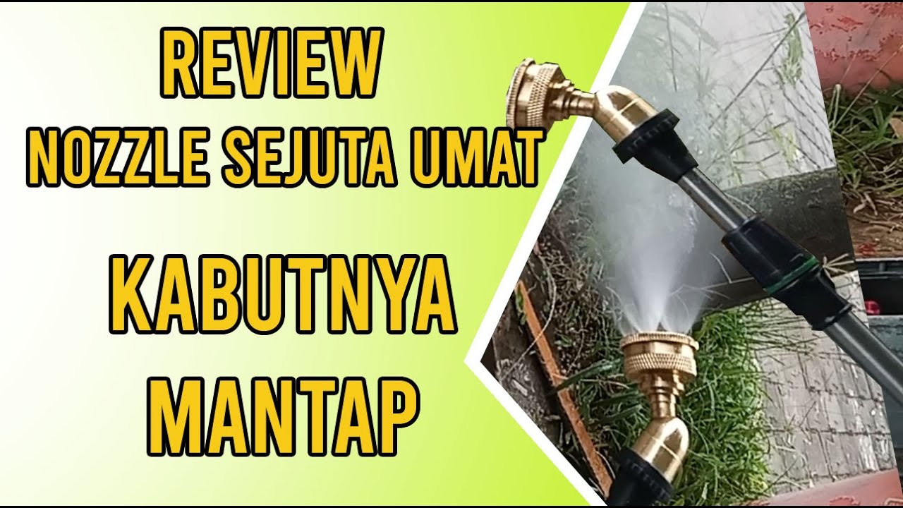SPUYER / NOZZLE TERBAIK UNTUK PADI!!!!! kabut maksimal dan hemat air