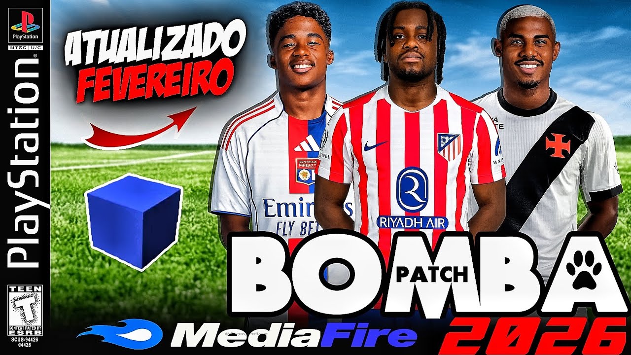 🚨 SAIU! BOMBA PATCH 2026 (PS2) DOWNLOAD GRÁTIS! COPA DO MUNDO & SUPER MUNDIAL (ANDROID, PC & OPL) ✅️