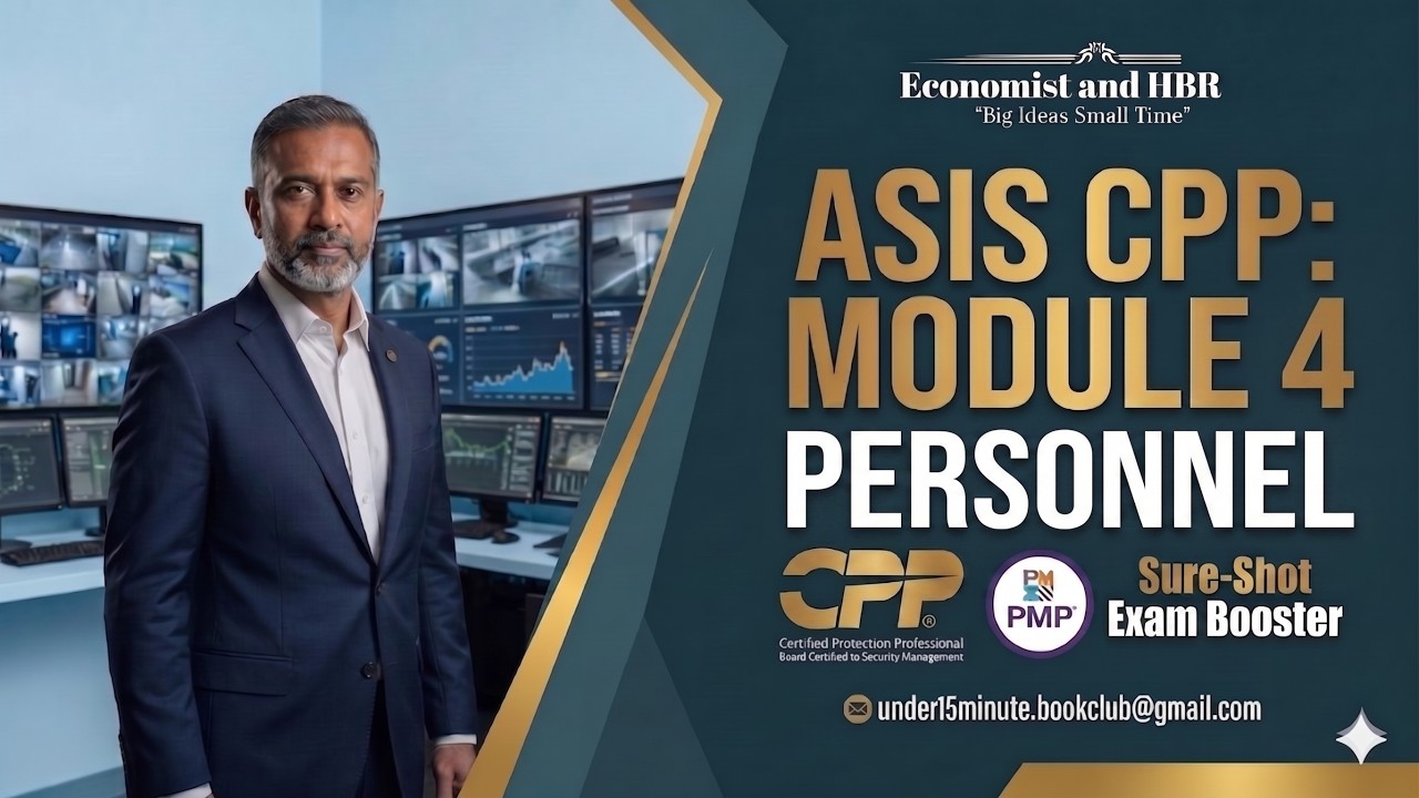 🔥 ASIS CPP Certification Module 4 Personnel   POWER PACKED REVISION for Exam Success🔥