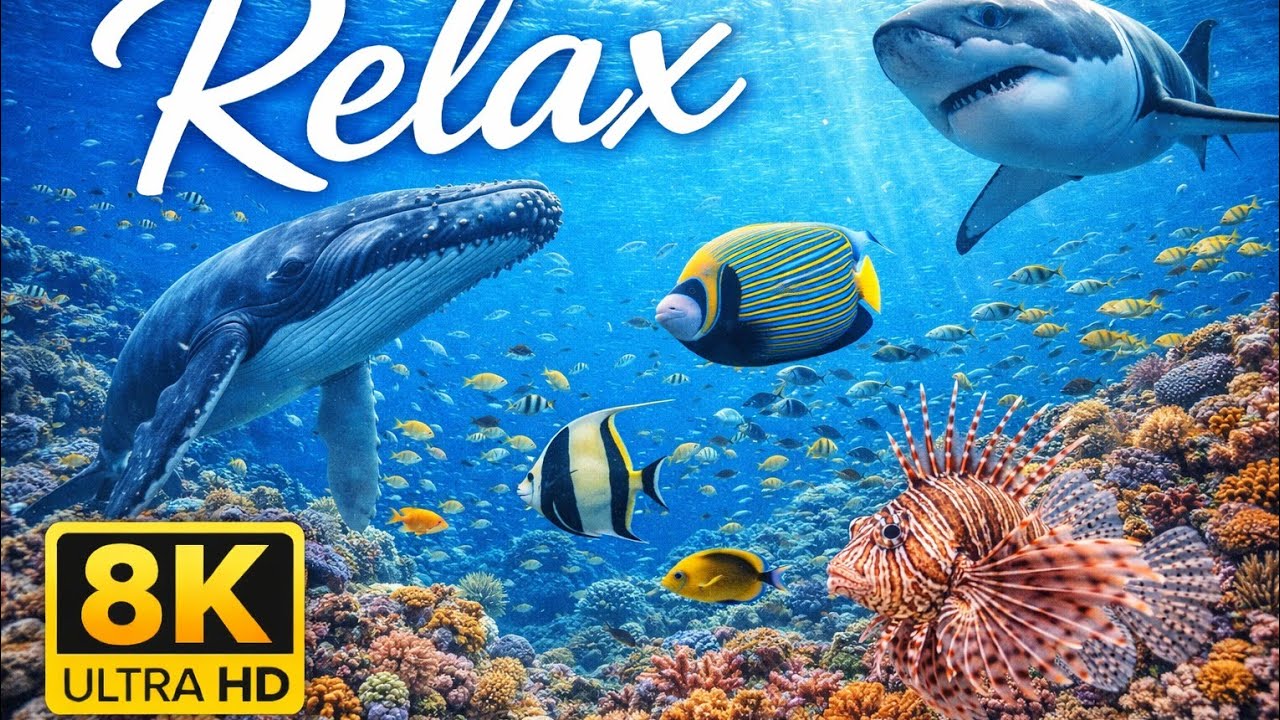 Deep Calm Within 🌊 Relaxation 8K Music for Stress Relief, Sleep & Peaceful Mind