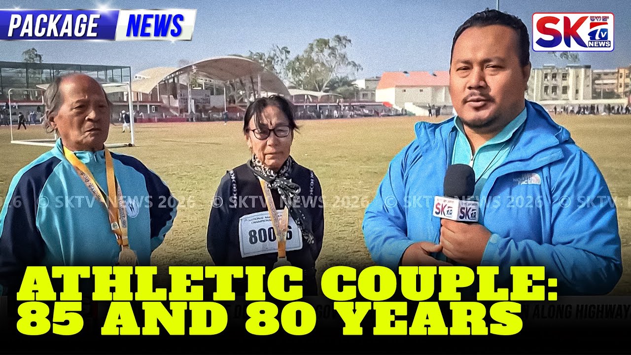 ATHLETIC COUPLE: 85 AND 80 YEARS