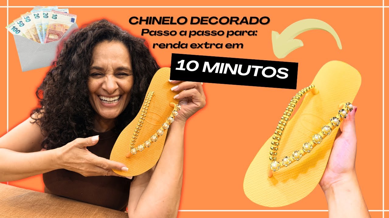 OCUPE SUA MENTE com chinelo decorado EM 10 MINUTOS