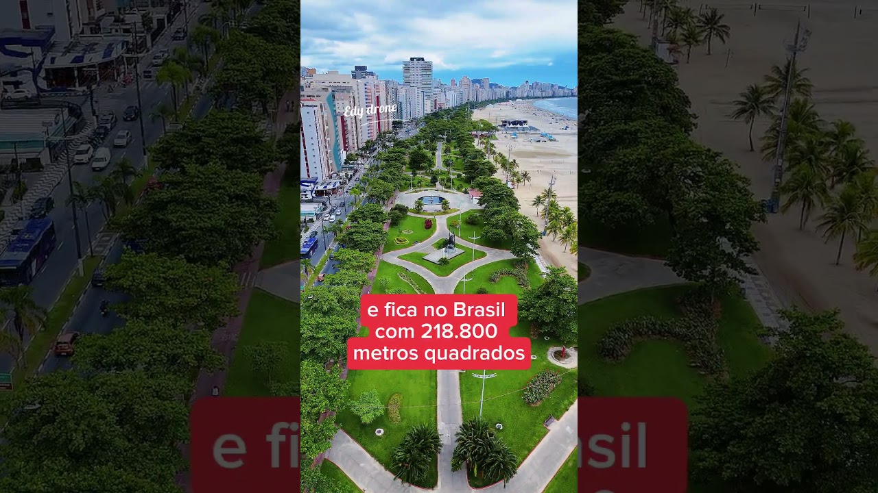 O maior jardim de orla do mundo #praia #santos