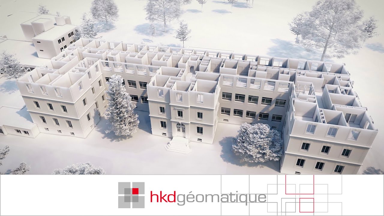 HKD G&eacute;omatique - Scan to BIM de la clinique Joli-Mont