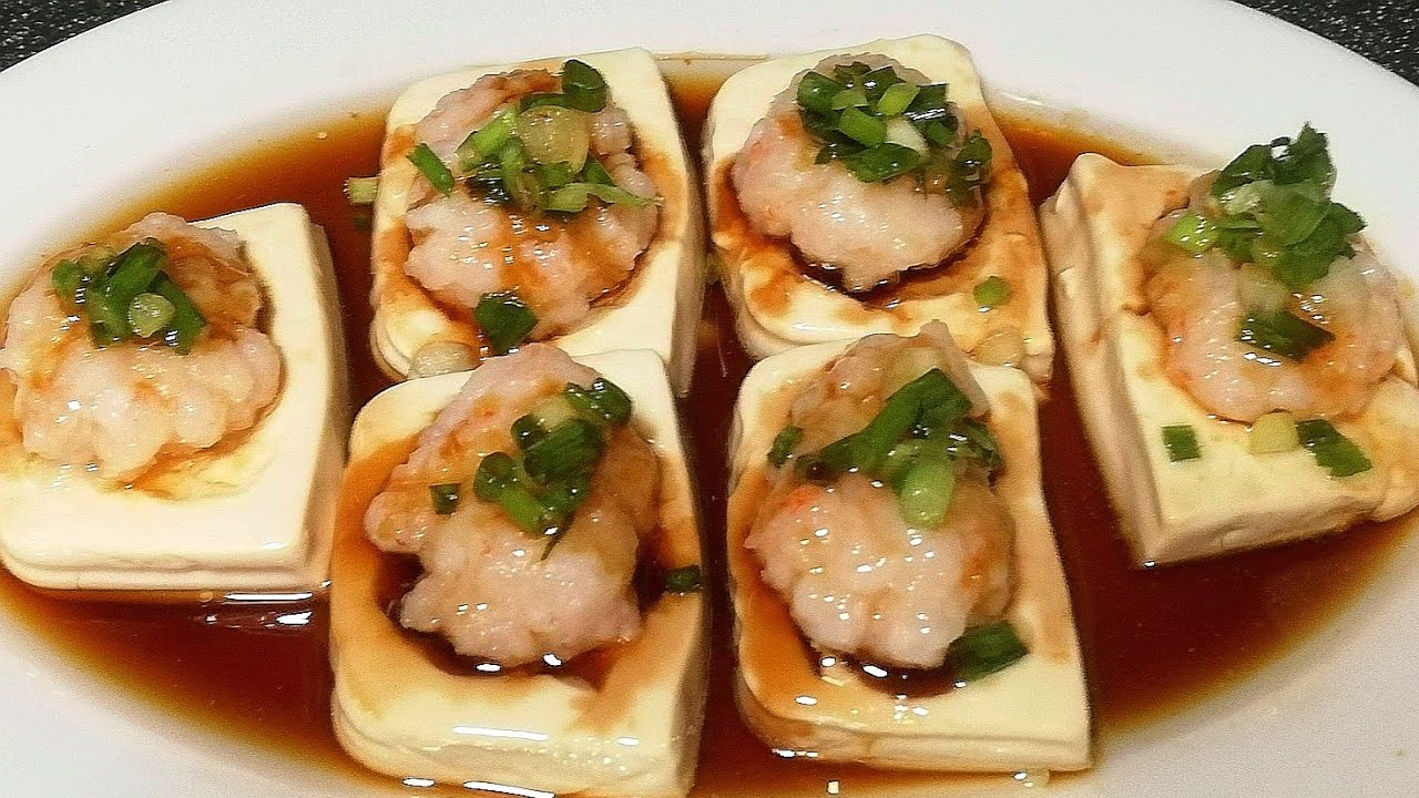 Steamed tofu with shrimp paste| tofu recipe Chinese style